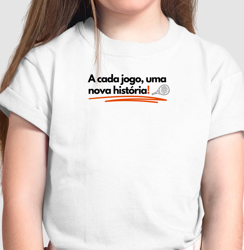 Camiseta Infantil - Histórias na Areia