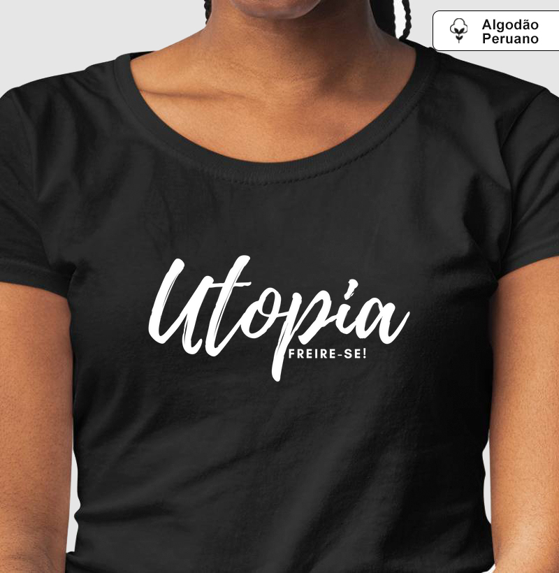 Práxis Camiseta Algodão Peruano Utopia