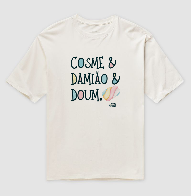 Oversized Cosme & Damião & Doum Maria Patuá