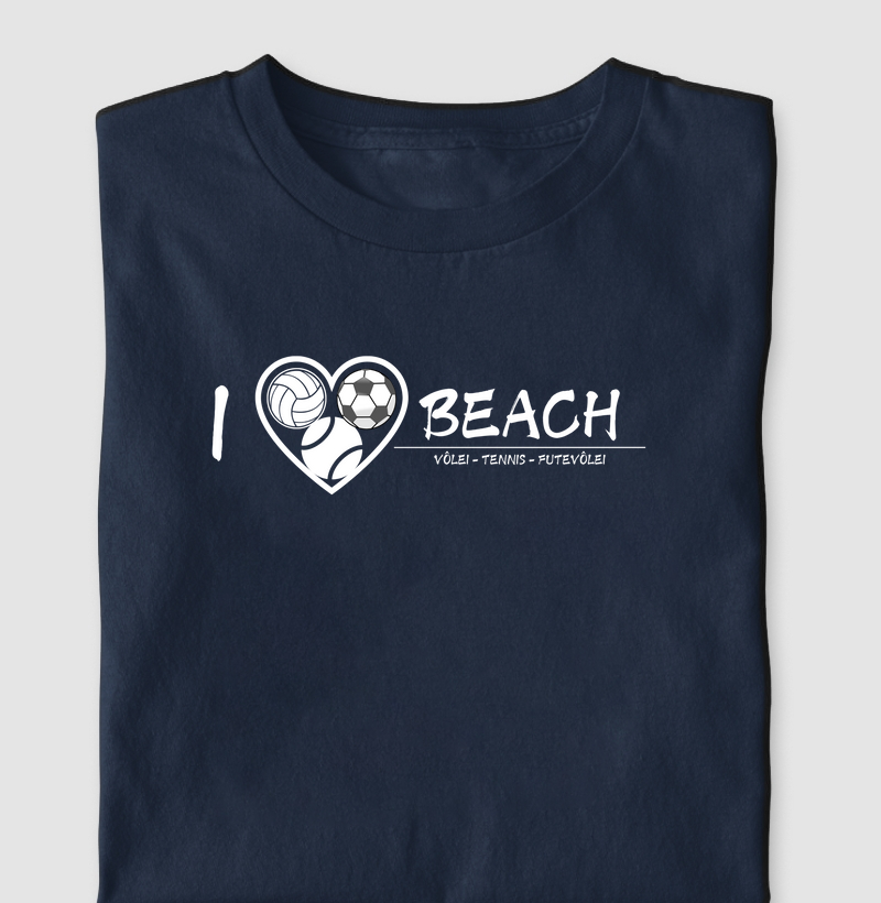 Estampa "I love Beach"