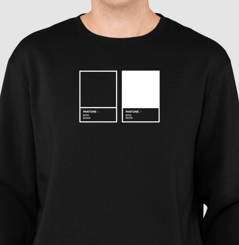Moletom Pantone Black and White