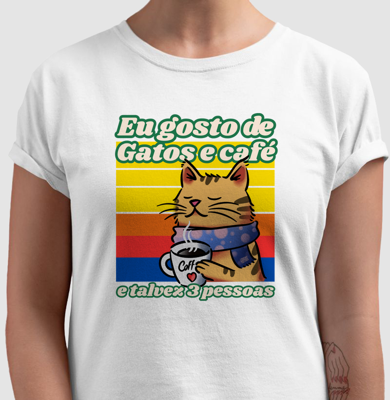 gatos e café