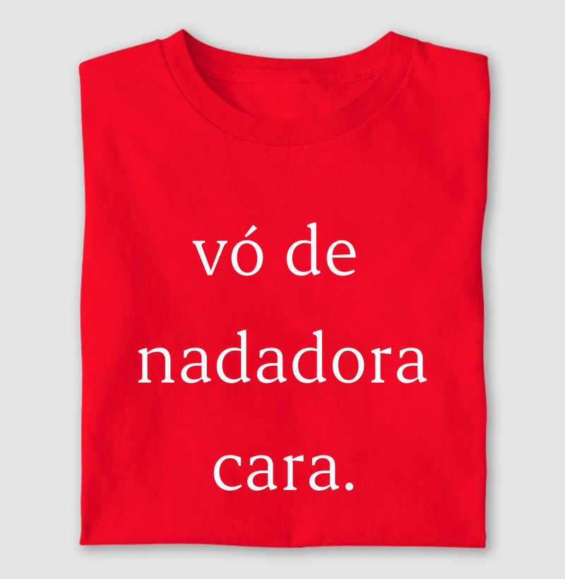 Vó de nadadora cara
