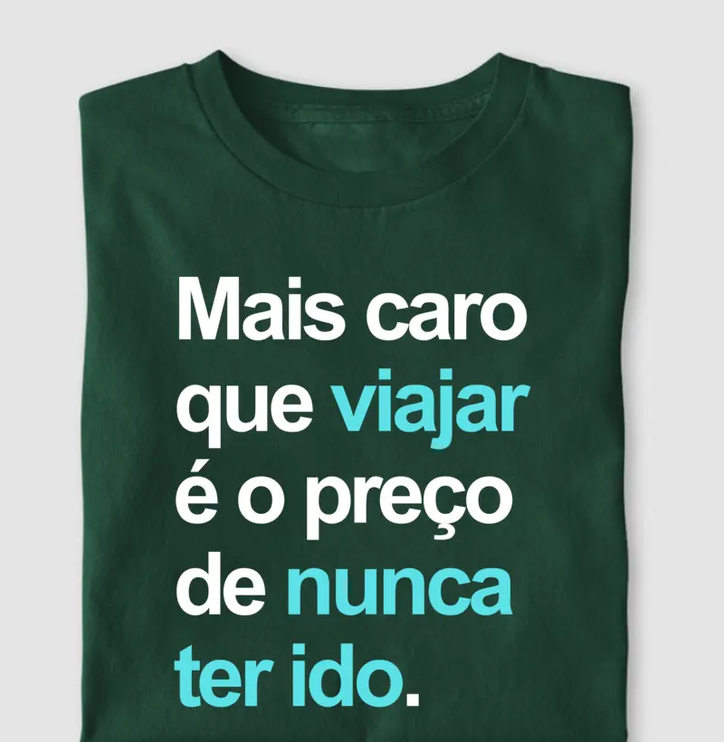 Mais caro que viajar