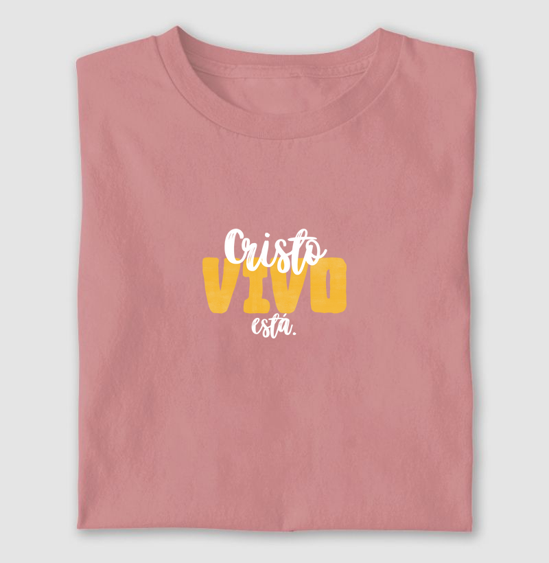 Camiseta - Cristo vivo está