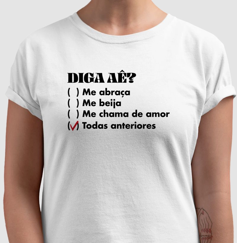 Camiseta Axé Diga Aê