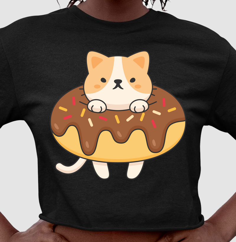 0452-Gato com donuts