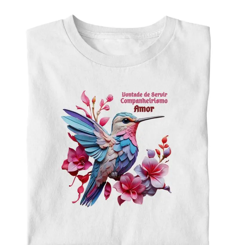 Camiseta - Vontade de Servir, Companheirismo e Amor