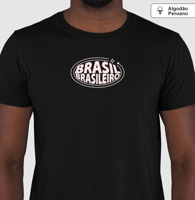 CAMISETA BRASIL BRASILEIRO | ALGODÃO PERUANO