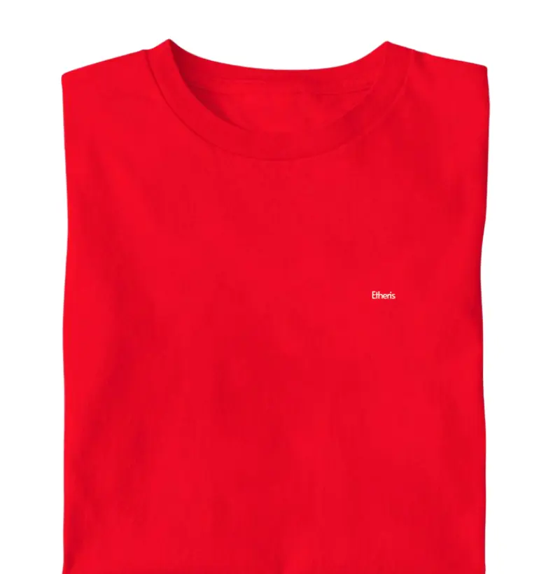 Camiseta Masculina Essentia Colorum Etheris - Vermelho