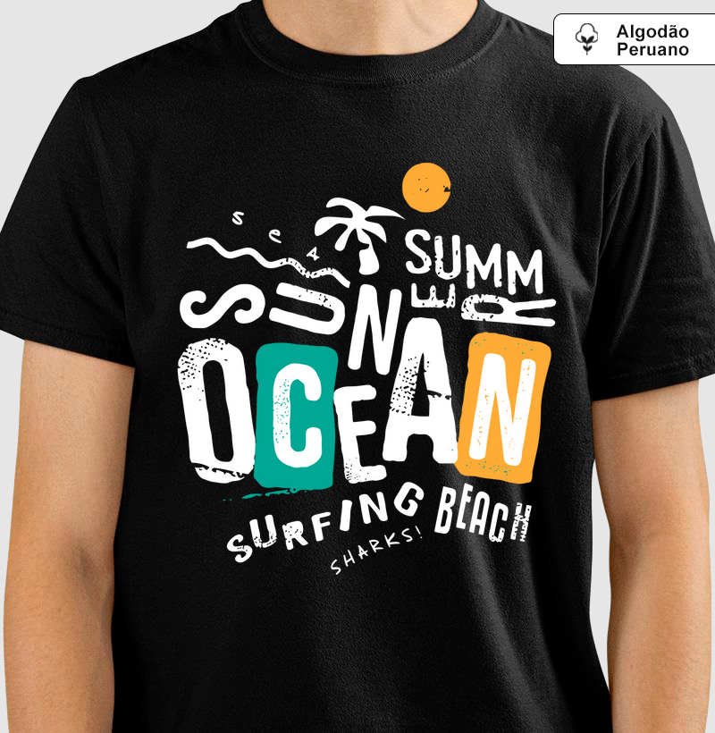 Camiseta Algodão Peruano 