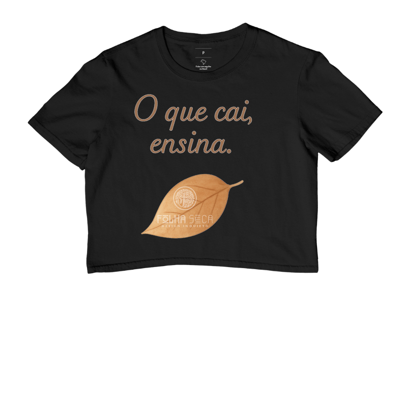 Estampa O Que Cai Ensina