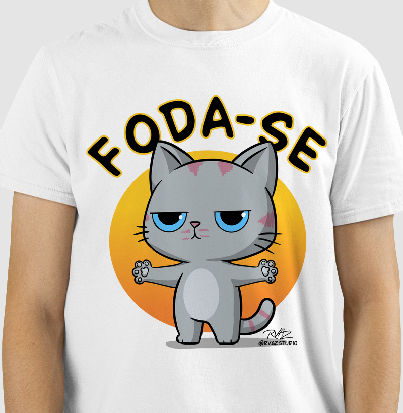 Camiseta Gato Sincero F...