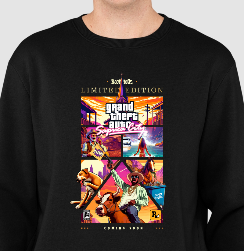 Suéter Moletom GTA Sapuca City
