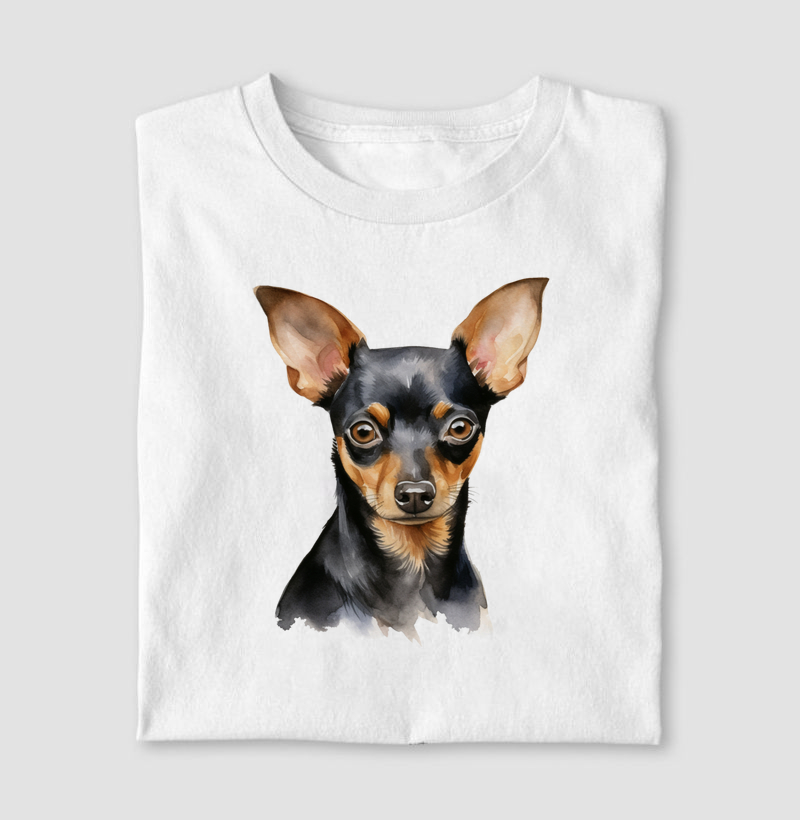 Pinscher aquarela