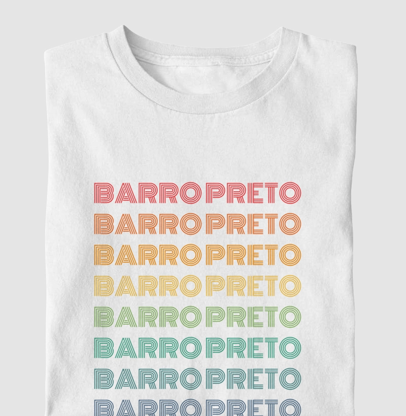 Barro Preto Letreiro Retrô