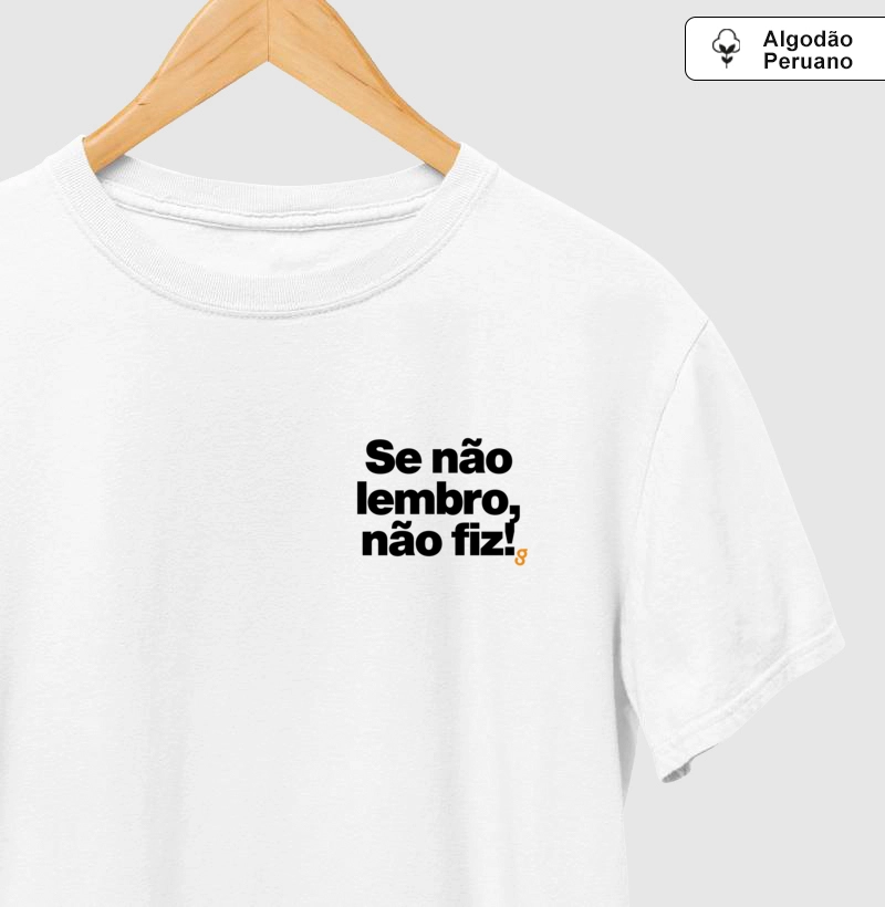 Algodão peruano - Se não lembro, não fiz