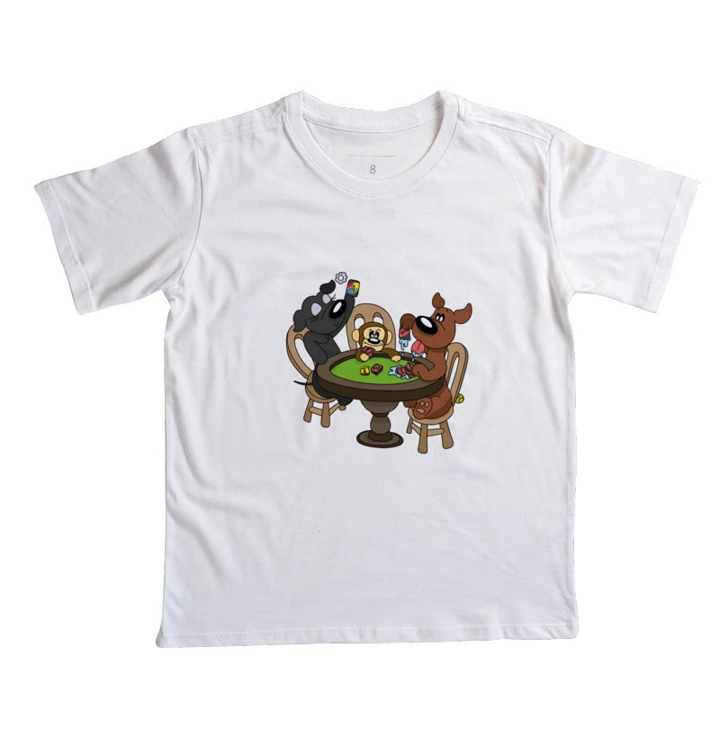 Camiseta infantil/ jogatina Mikota e fabuloso
