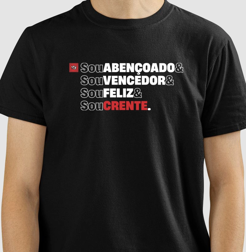 Camiseta - Sou abençoado