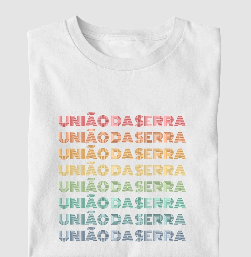 União da Serra Letreiro Retrô