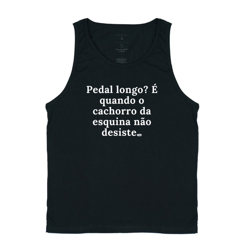 Pedal longo? É quando o cachorro da esquina não desiste