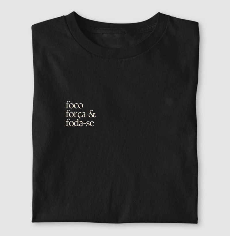 foco força & foda-se