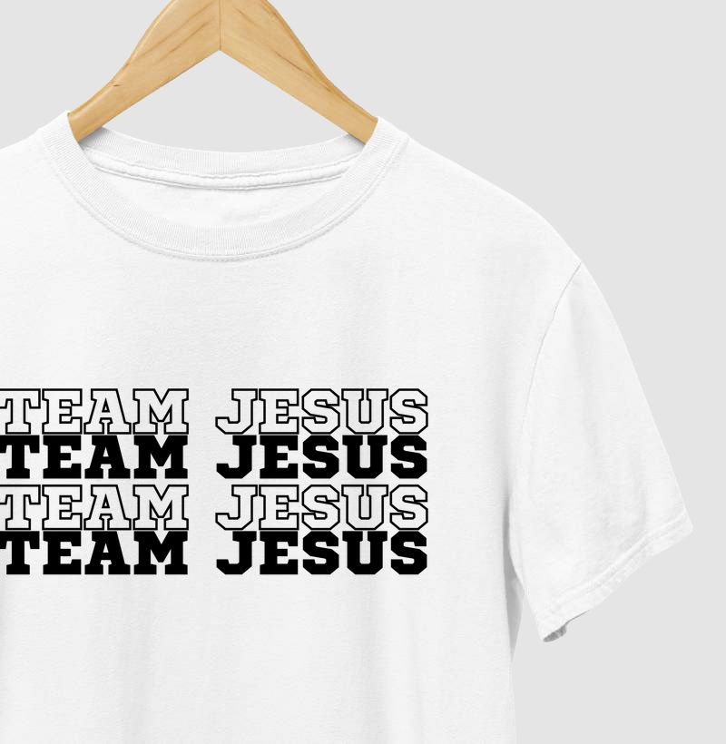 Camiseta Team Jesus repeat