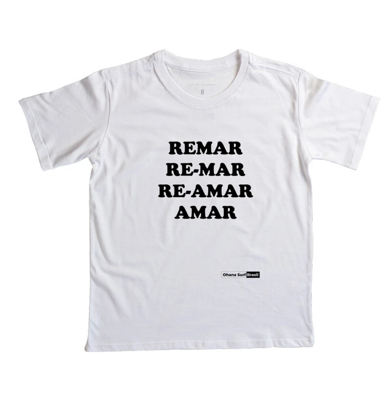 Camiseta Infantil Juvenil Re-amar