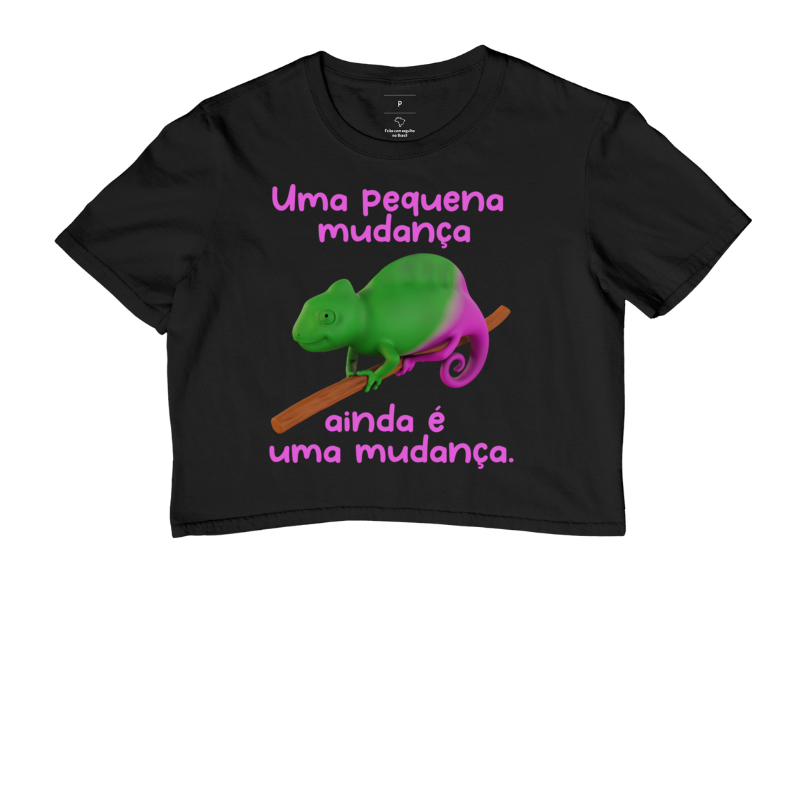 Uma pequena mudança ainda é uma mudança.