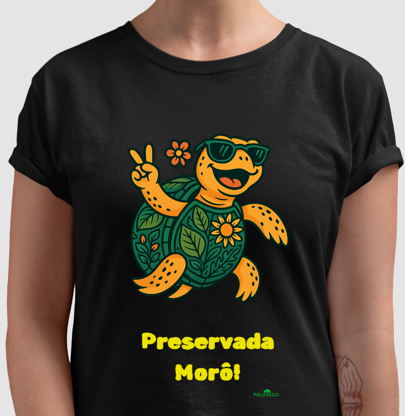 Camiseta tartaruga preservada