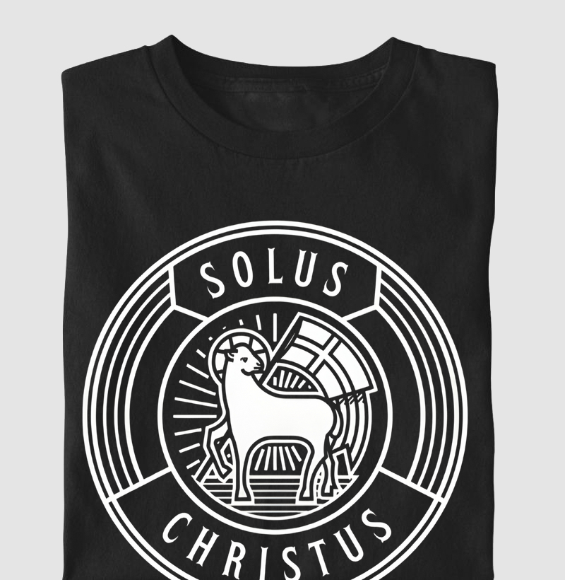 "SOLUS CHRISTUS" CIRCLE ART