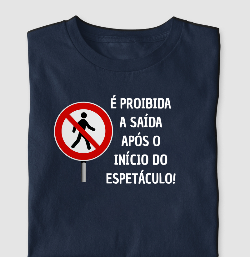 É PROIBIDA A SAÍDA APÓS O INÍCIO 