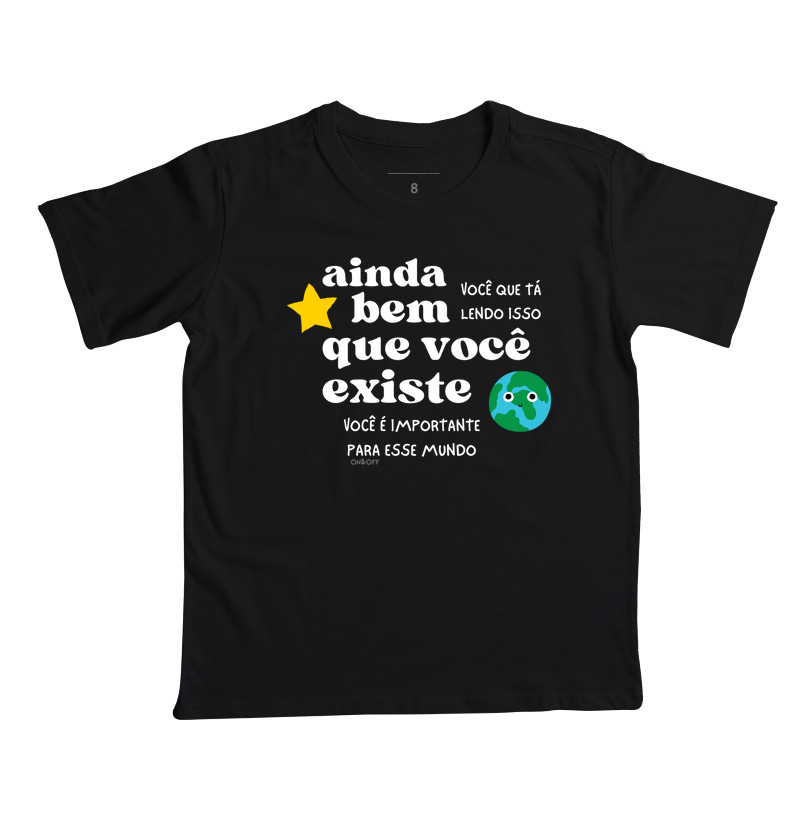 Ainda Bem que Você Existe- Preto