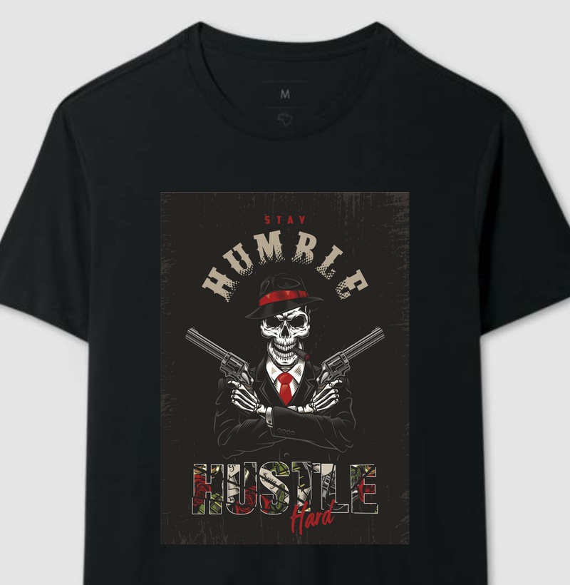 Camiseta Stay Humble, Hustle Hard