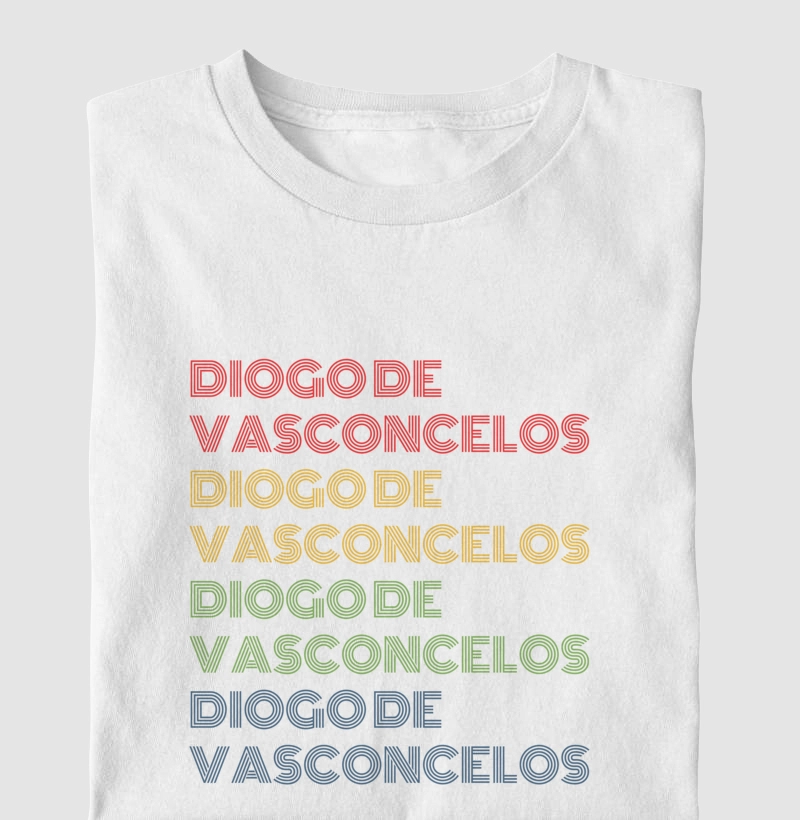 Diogo de Vasconcelos Letreiro Retrô