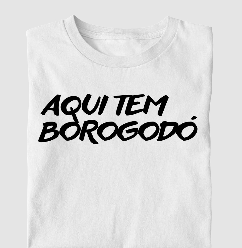 Camiseta Letra Unica Baianidade Aqui Tem Borogodó