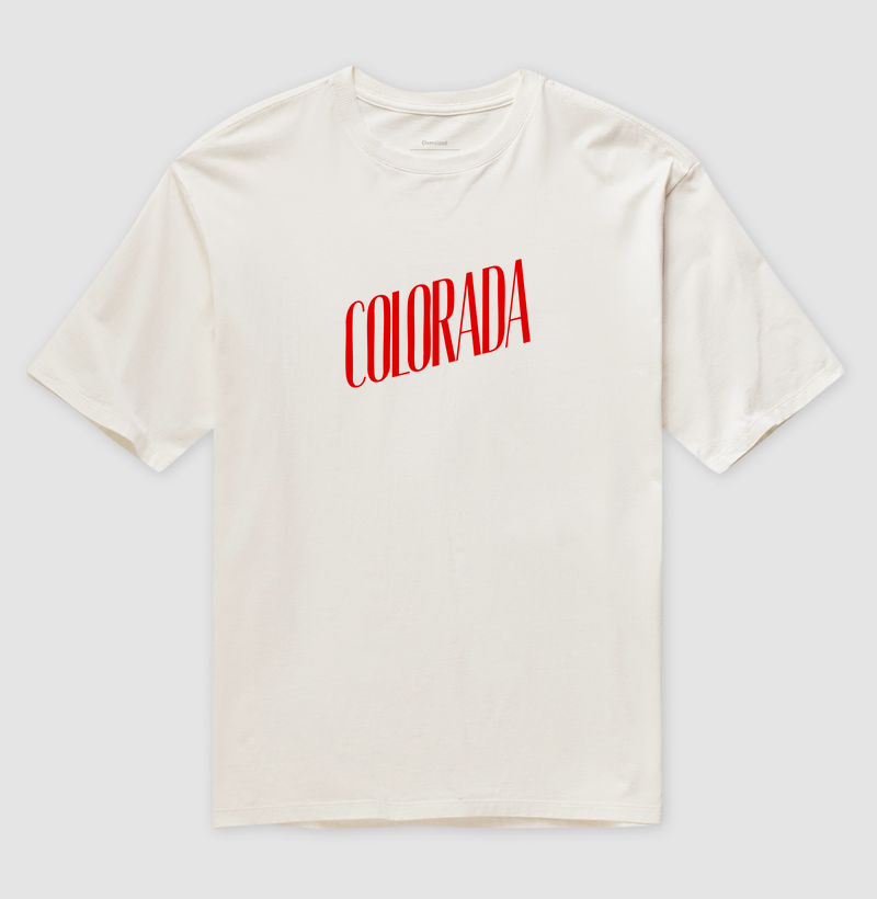 Camiseta Oversized Colorada 2