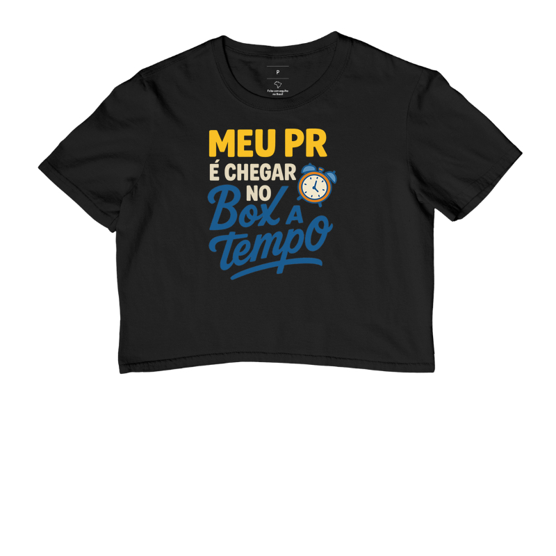 Meu PR é chegar no box a tempo