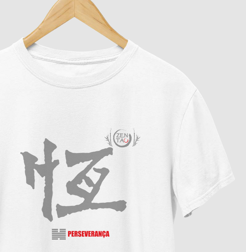 I-Ching: A Perseverança (estampa cinza)