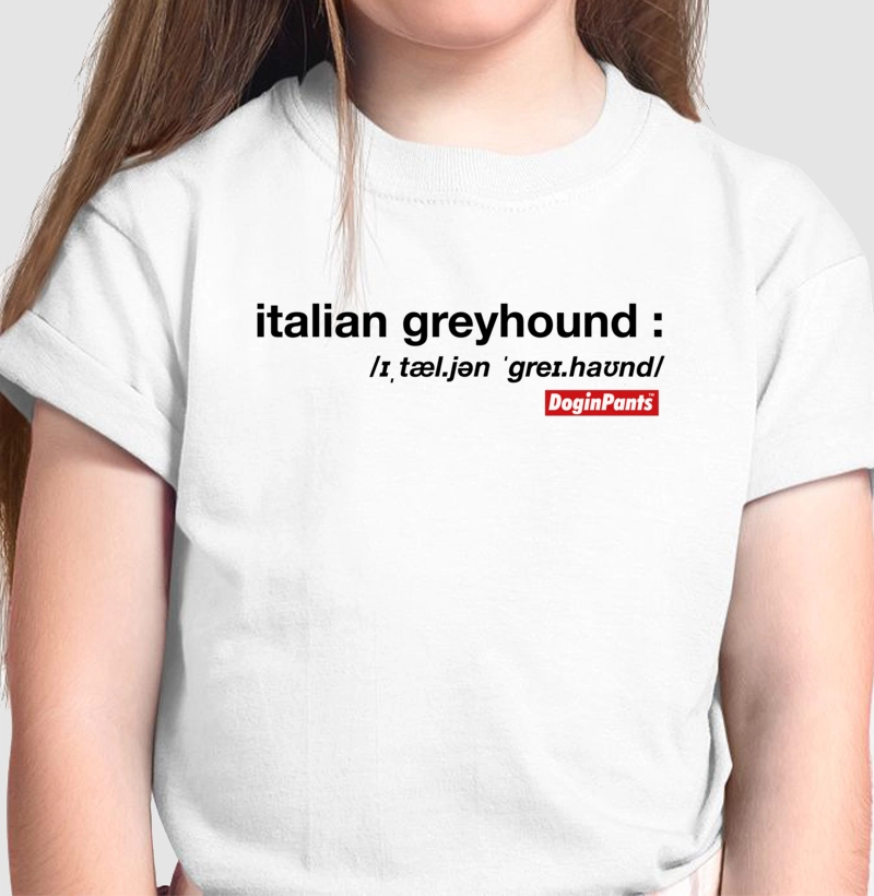DIP LETT ITALIAN GREYHOUND INFANTIL