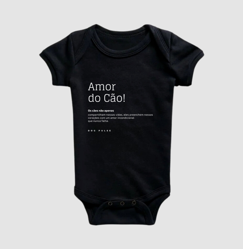 Body Infantil Dog Pulse Pawsitivity Collection – Amor do Cão