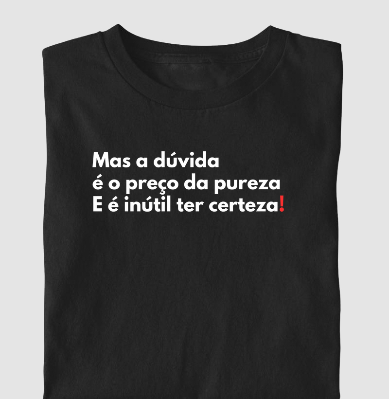 A dúvida é o preço!