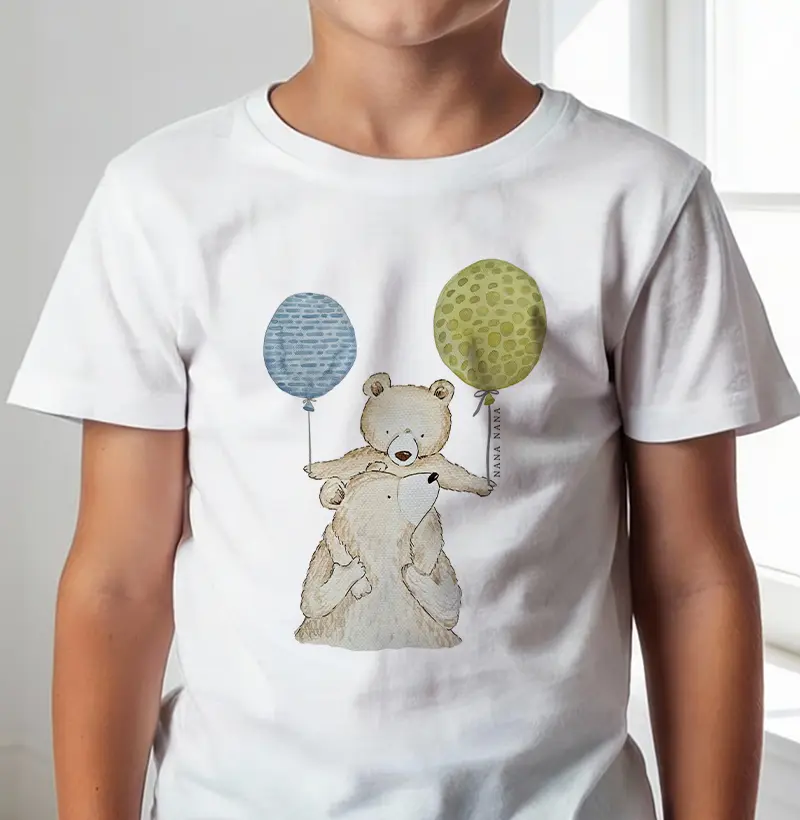 Ursos com balões - ele