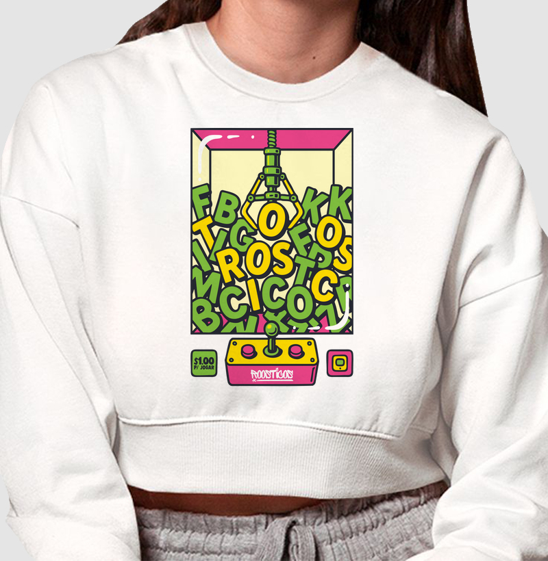 Cropped Moletom Roostico Machine