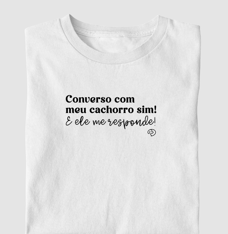 Converso com meu cachorro