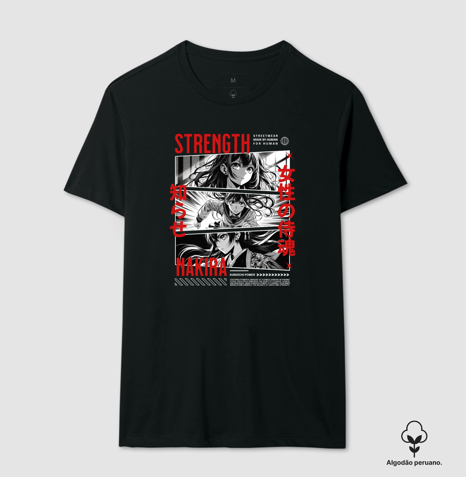 NAKIRA KUNOICHI POWER - ALGODÃO PERUANO