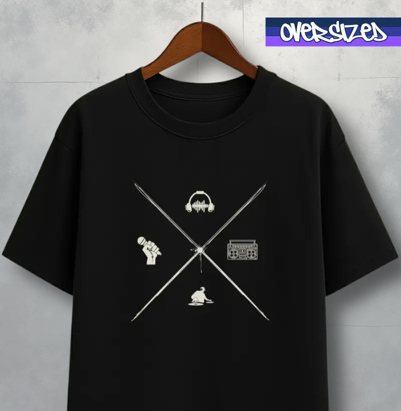 Elementos - Fone, Boombox, Dj, Mic - minimalista