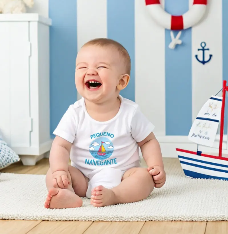 Pequeno Navegante - Body infantil