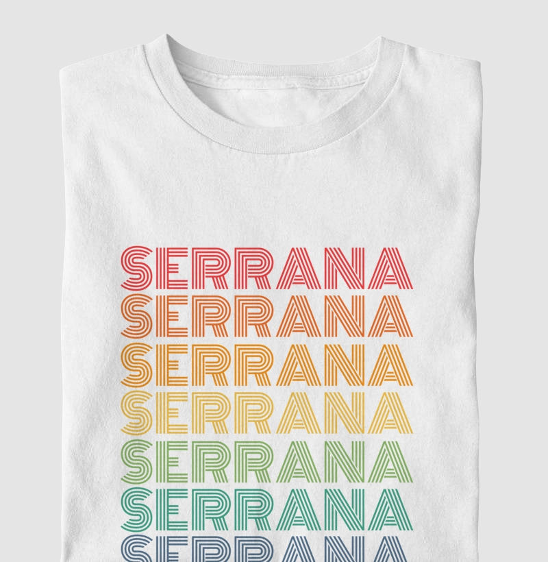 Serrana Letreiro Retrô