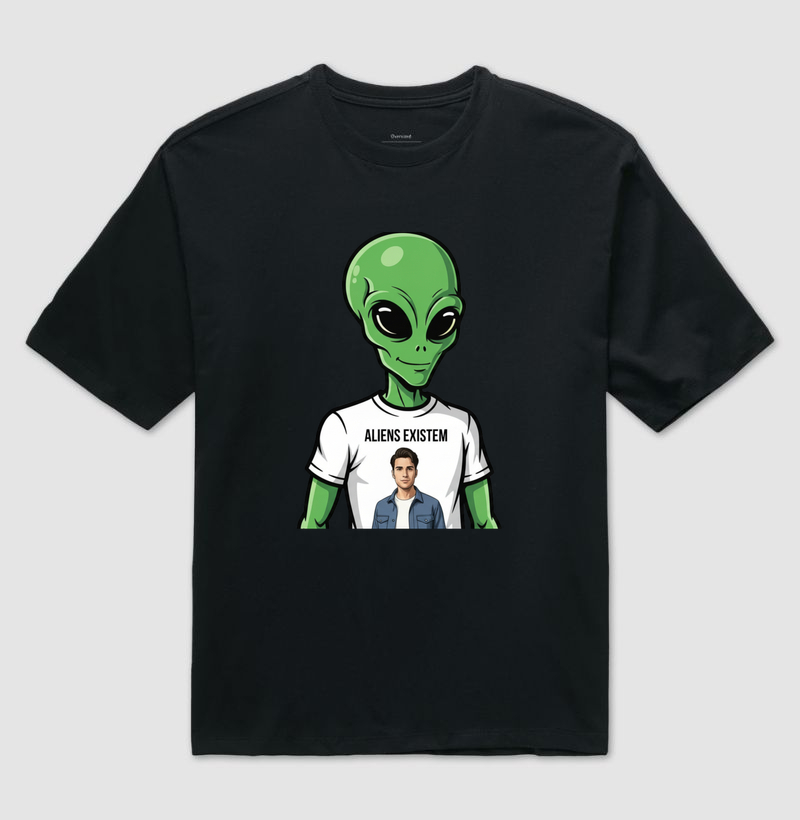 Camiseta Aliens Existem – Verdade Suprimida